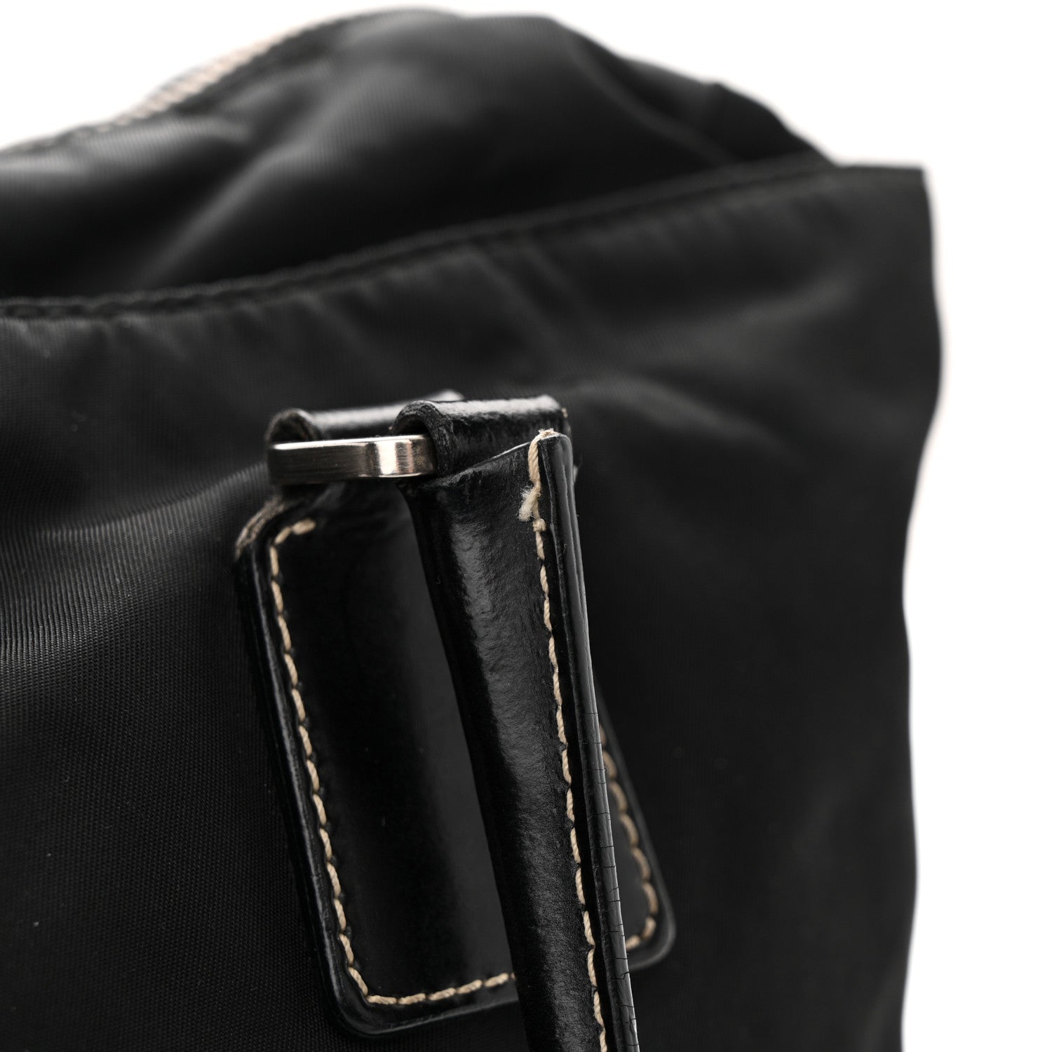 Prada Nylon Zip Tote Bag Black 12 of 15