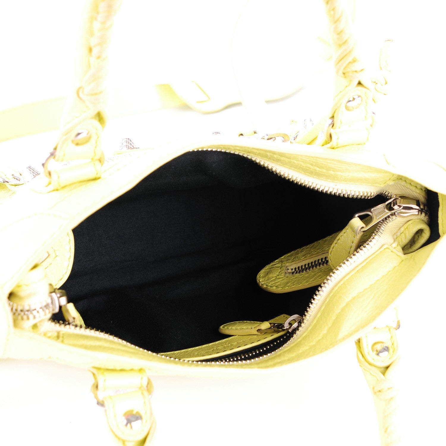 Balenciaga Agneau Giant 12 Silver Hardware Mini City Jaune Citronnade 5 of 8