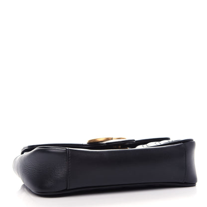 Gucci Calfskin Matelasse Mini GG Marmont Shoulder Bag Black 4 of 12