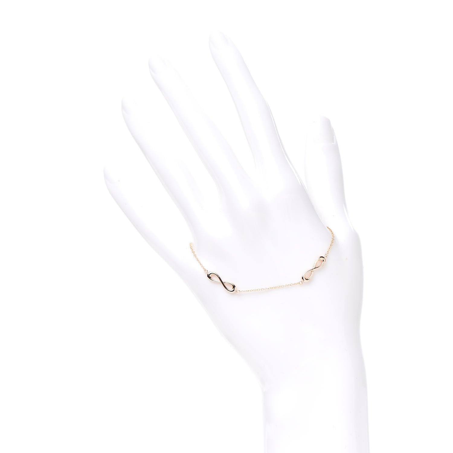 Tiffany 18K Rose Gold Infinity Endless Bracelet 2 of 4