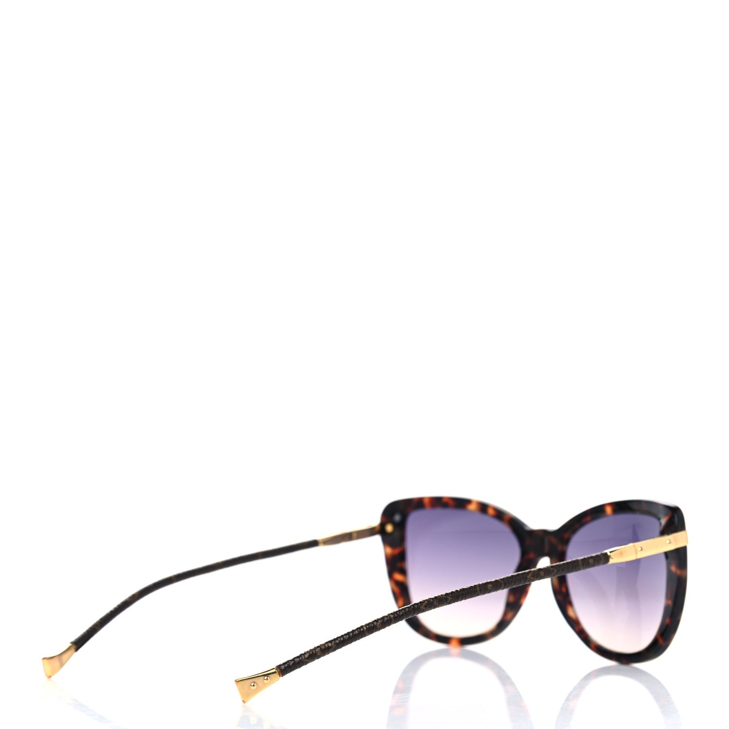 Louis Vuitton Monogram Charlotte Z0629W Sunglasses Dark Tortoise 4 of 5