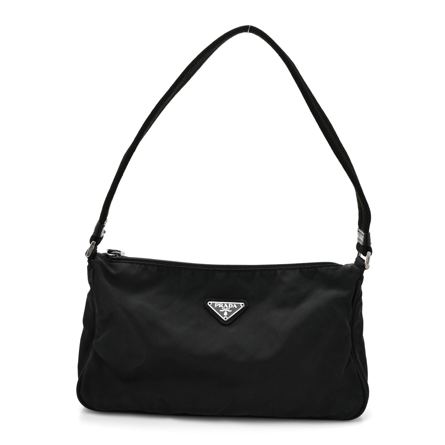 Prada Tessuto Nylon Pochette Black 1 of 10