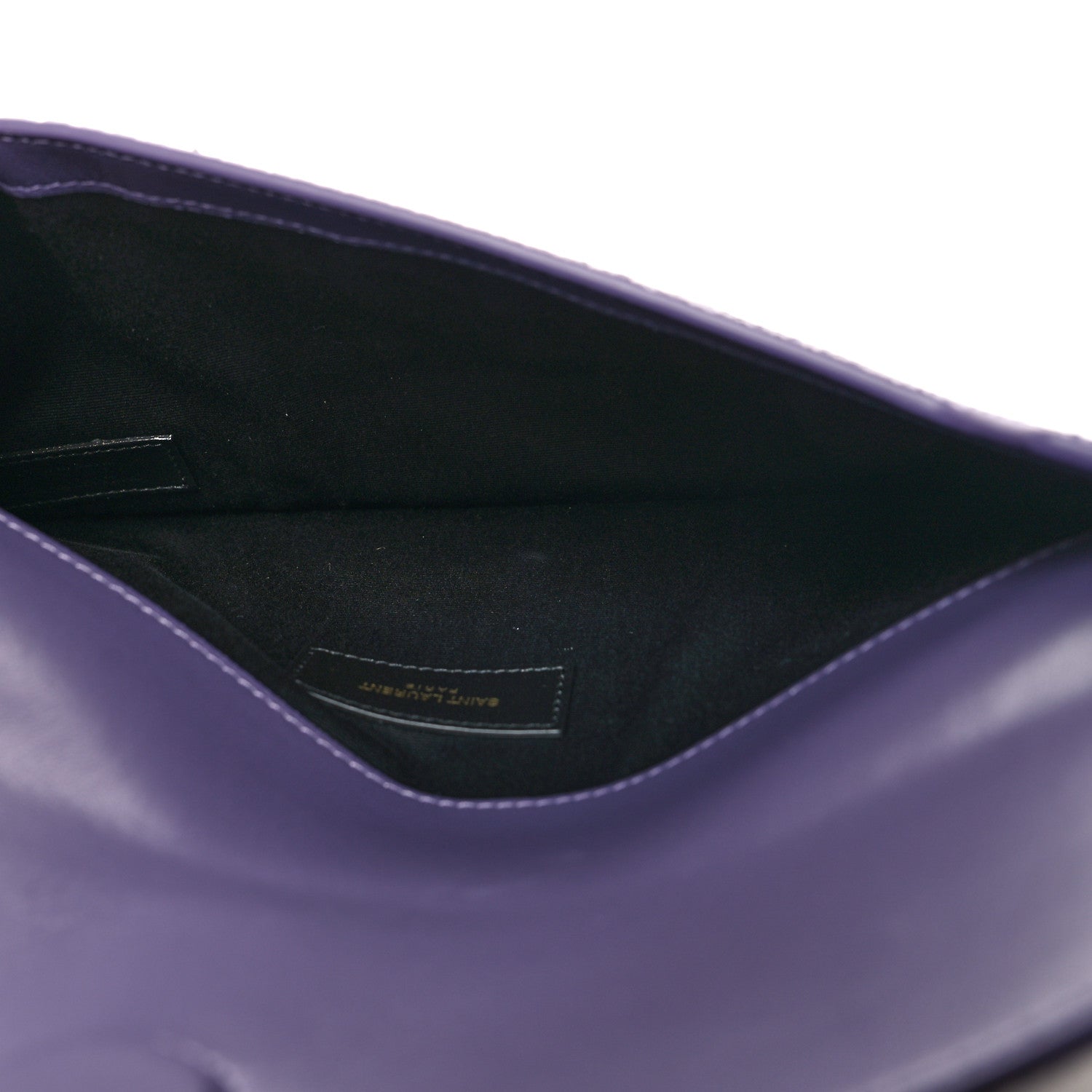 Saint Laurent Ayers Uptown Monogram Pouch Verte Praire Violet Mauve 5 of 11