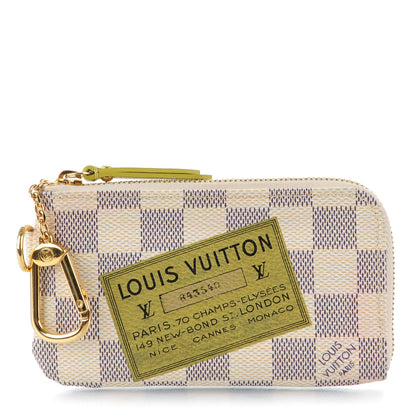Louis Vuitton Damier Azur Complice Trunks and Bags Key Pouch 1 of 7