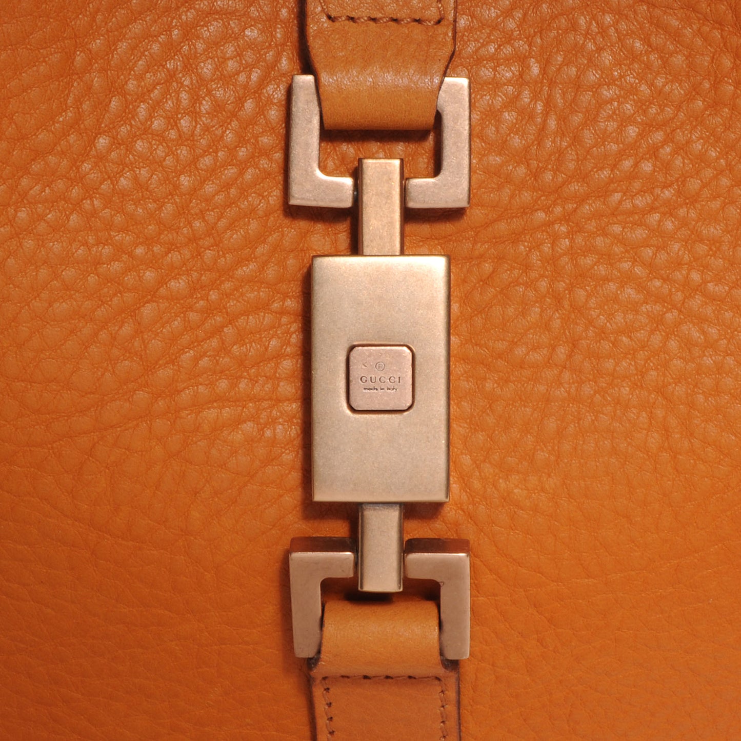 Leather Jackie O Hobo Orange