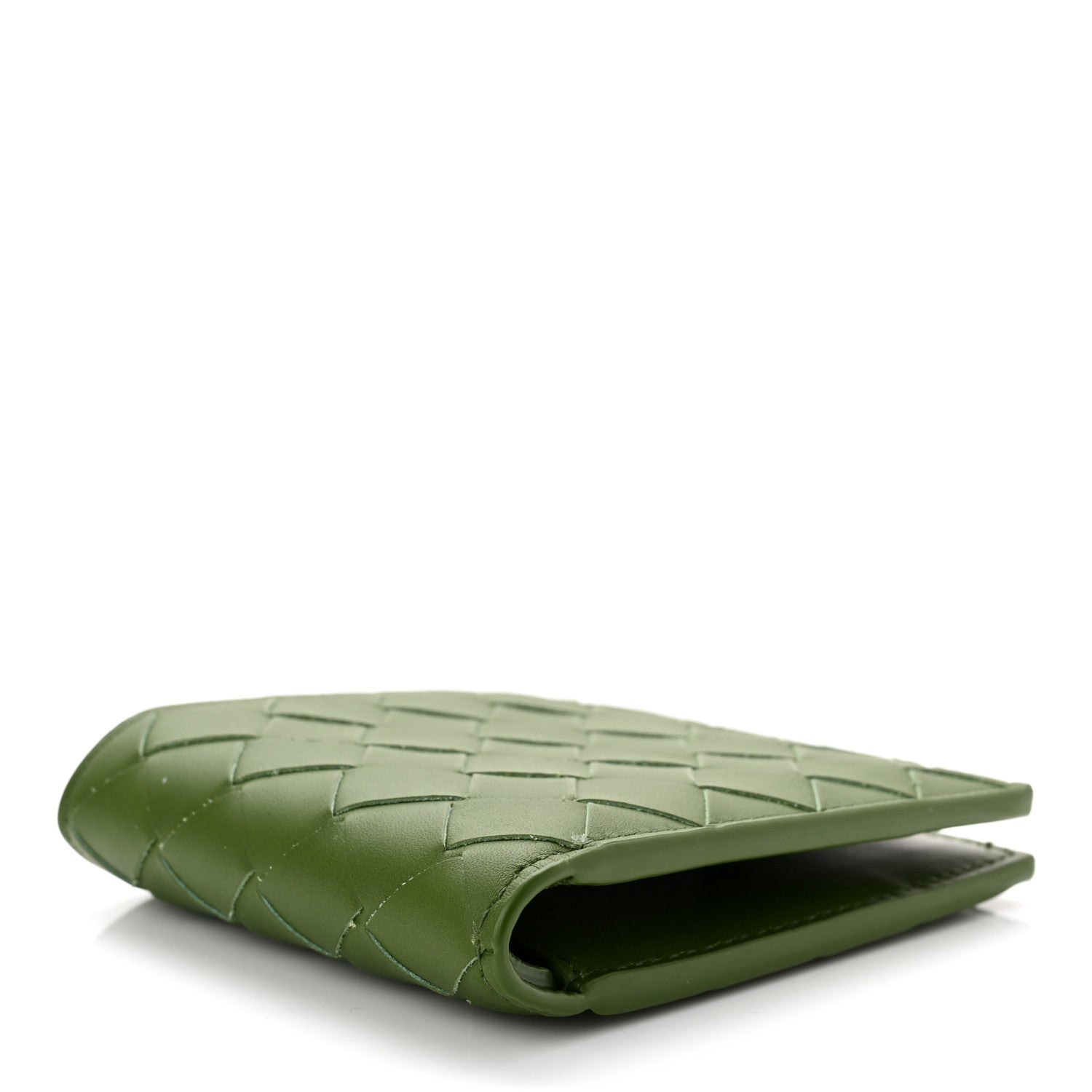 Bottega Veneta Nappa Intrecciato Bi-Fold Wallet Avocado 4 of 7