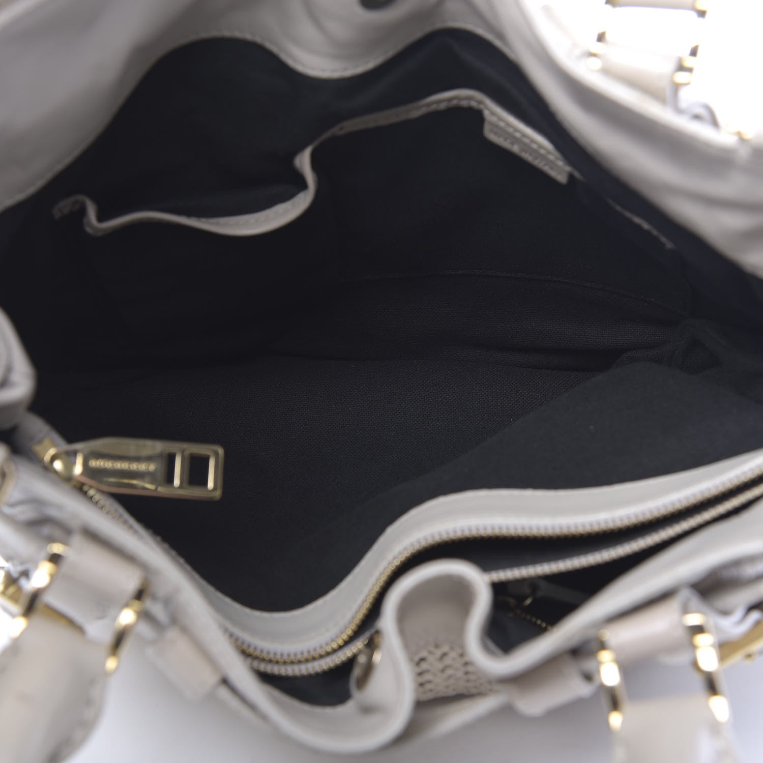 Burberry Calfskin Raffia Shoulder Bag Light Beige 5 of 14