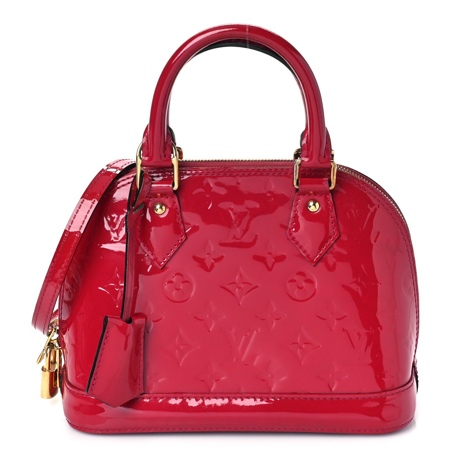 Louis Vuitton Vernis Alma BB Rose Indien 1 of 9