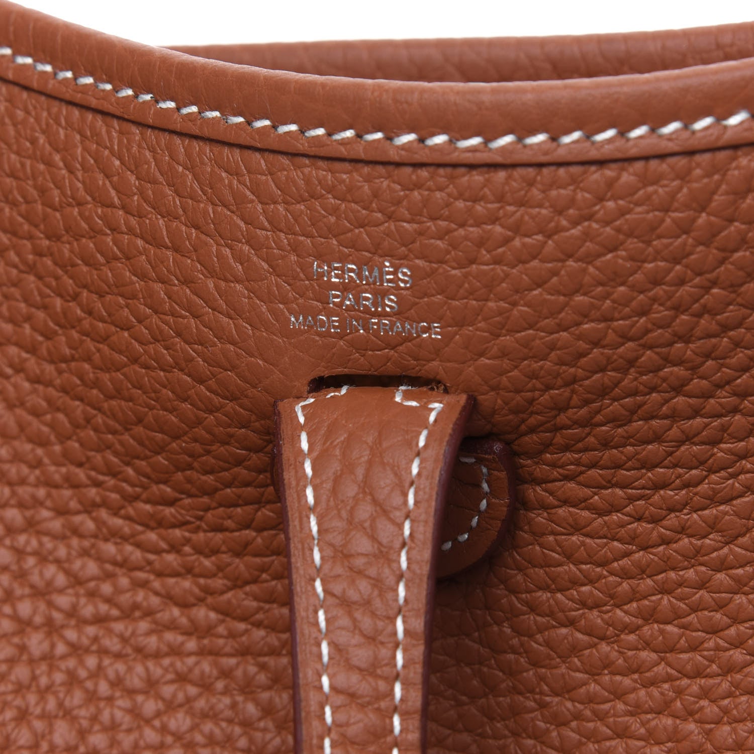 Hermes Taurillon Clemence Evelyne TPM Gold 6 of 11