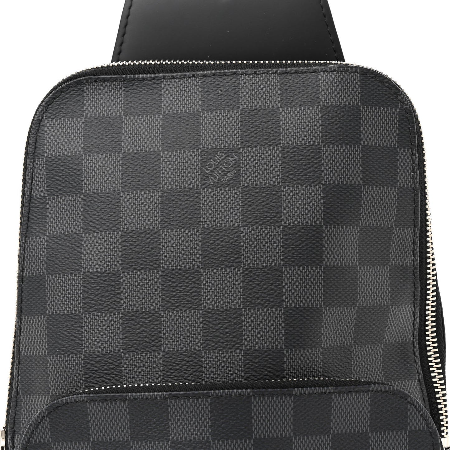 Damier Infini Avenue Sling Bag Onyx Silver
