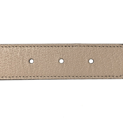 Gucci GG Supreme Monogram Calfskin Double G 30mm Belt 85 34 Beige Mystic White Oatmeal 3 of 6