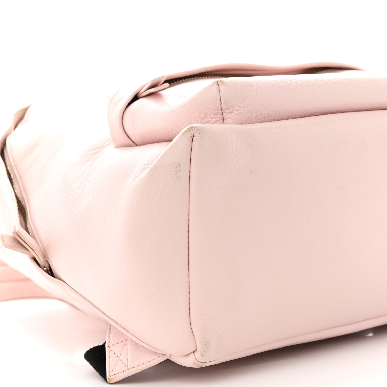 Balenciaga Smooth Calfskin Logo Small Everyday Backpack Light Rose Black 8 of 18