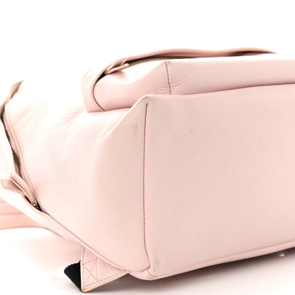 Balenciaga Smooth Calfskin Logo Small Everyday Backpack Light Rose Black 8 of 18