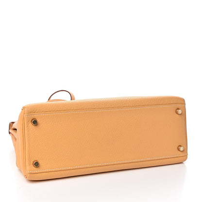 Hermes Taurillon Clemence Kelly Retourne 32 Sable 4 of 34