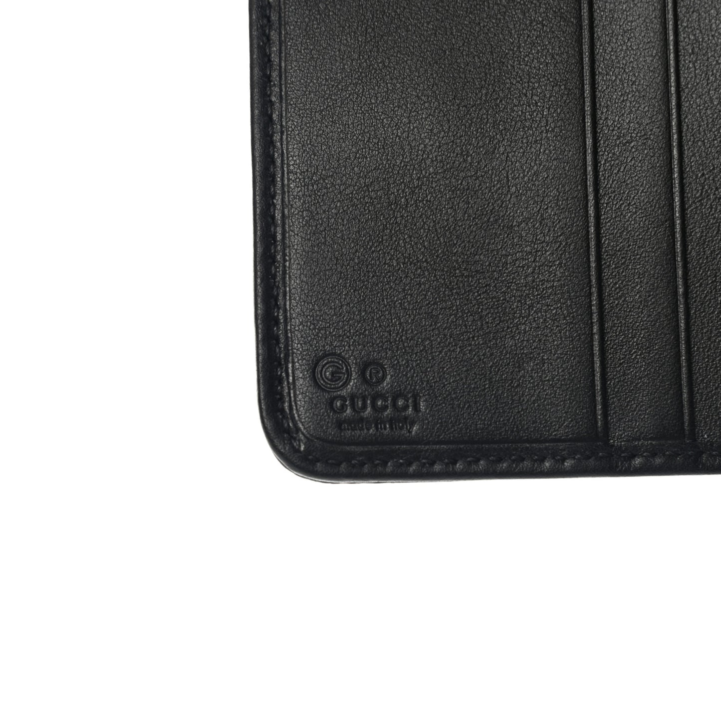 Microguccissima Compact Wallet Black