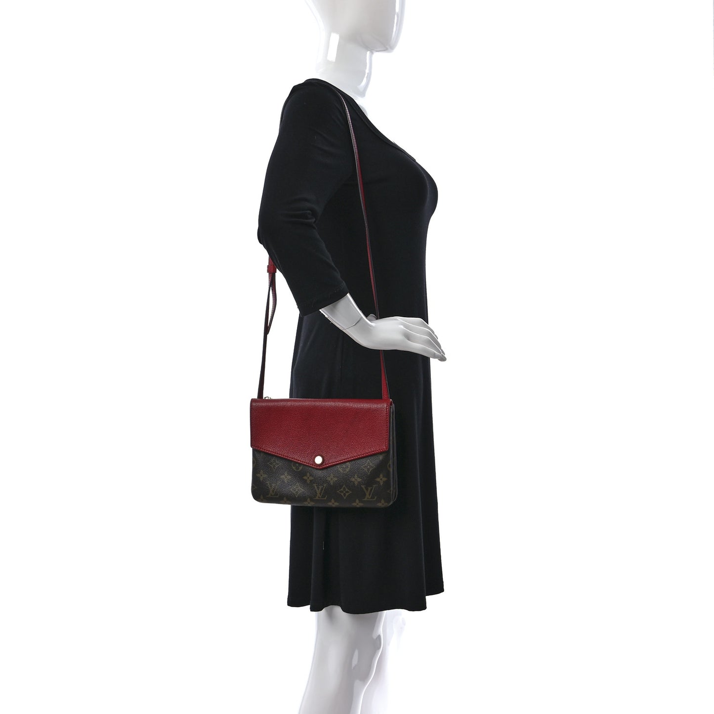 Monogram Twice Pochette Cherry