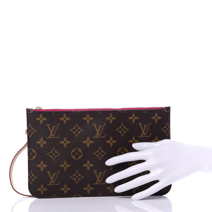 Louis Vuitton Monogram Neverfull MM GM Pochette Pivoine 2 of 5