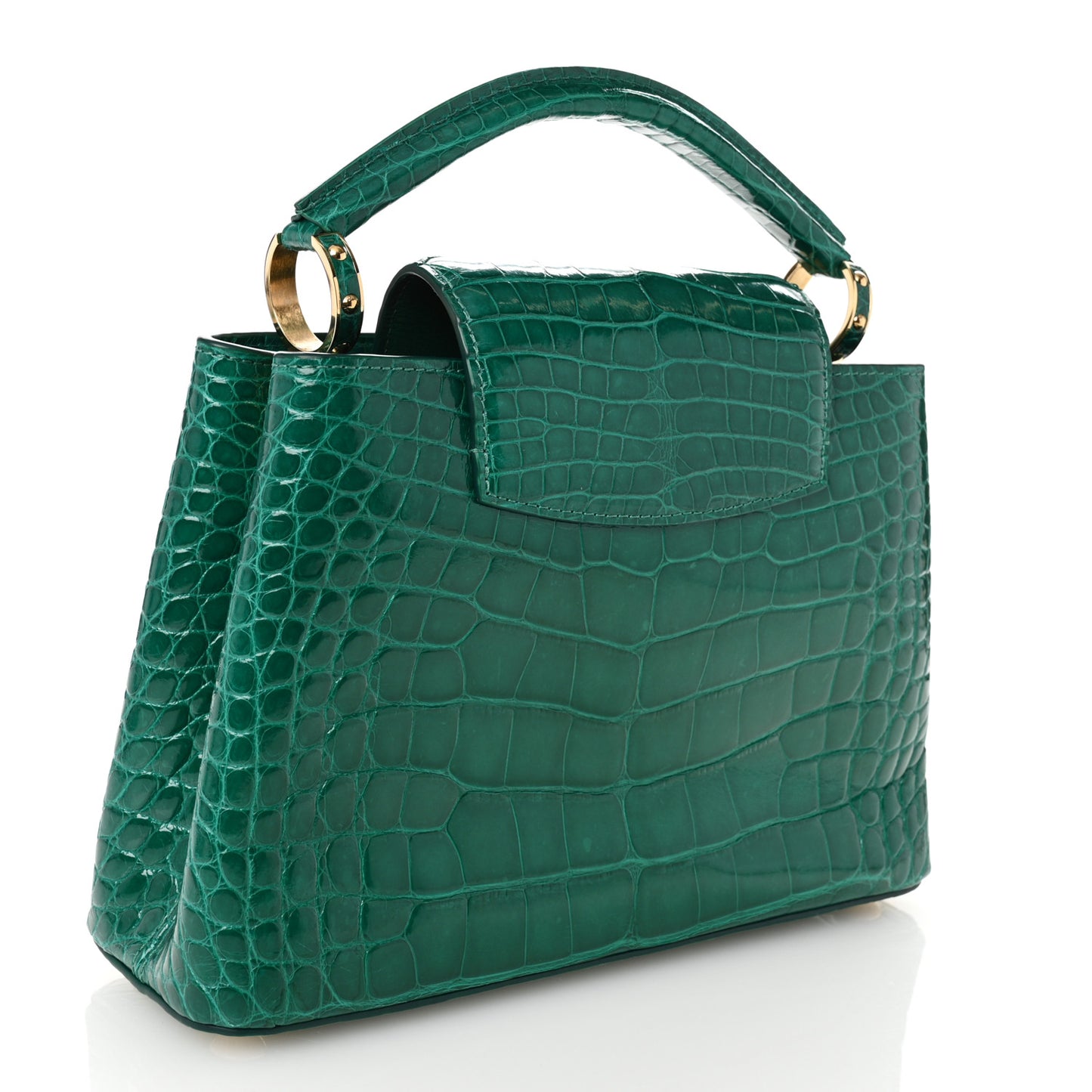 Alligator Capucines BB Emeraude