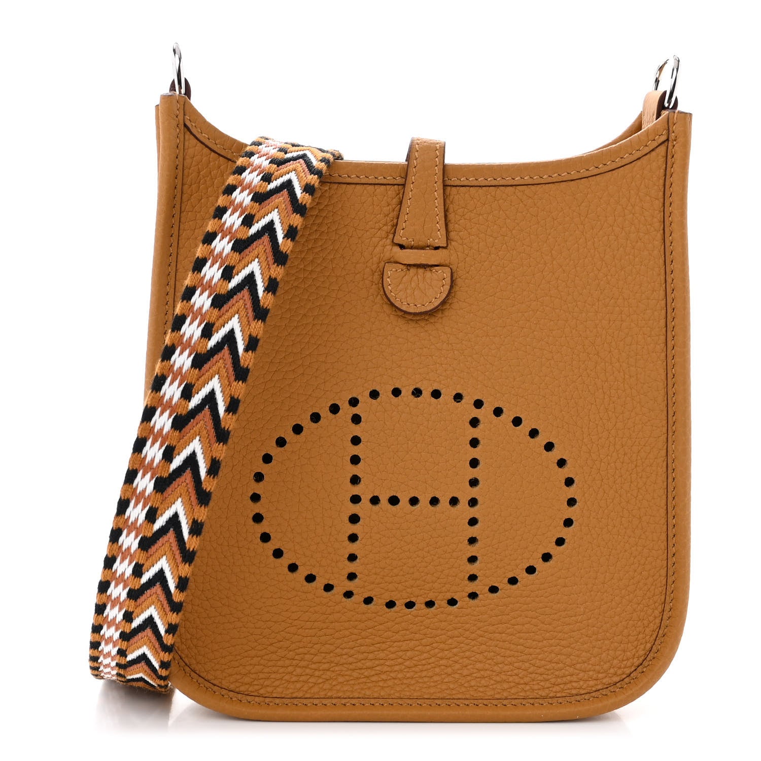 Hermes Taurillon Clemence Allegro Evelyne TPM Sesame 1 of 11