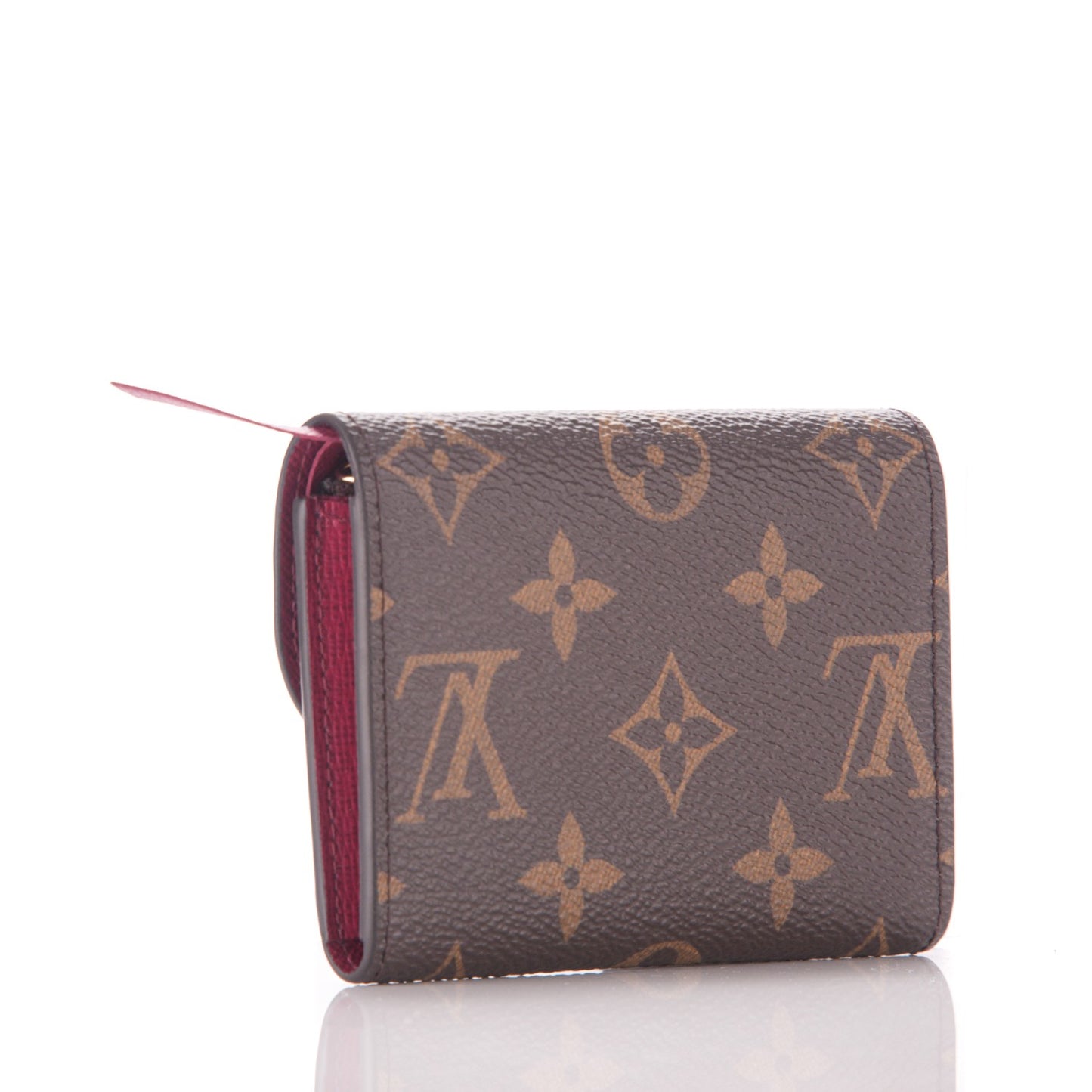 Monogram Rosalie Coin Purse Fuchsia