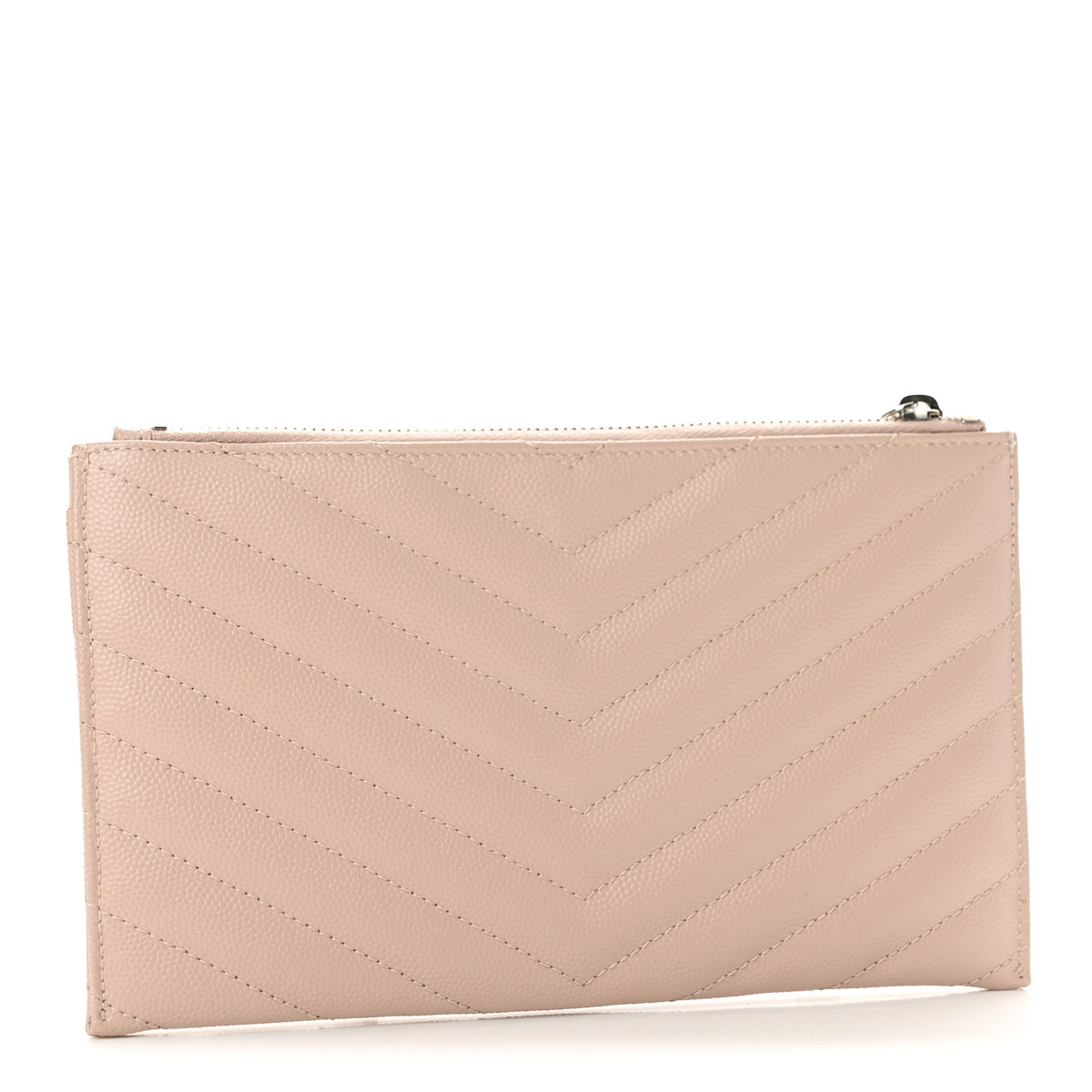 Grain De Poudre Chevron Monogram Bill Pouch Marble Pink