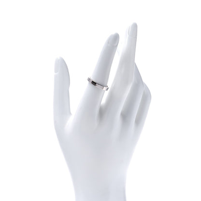 Cartier Platinum 3mm C De Cartier Wedding Band Ring 54 6.75 2 of 5