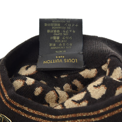 Louis Vuitton Cashmere Silk Leopard Beret 6 of 6