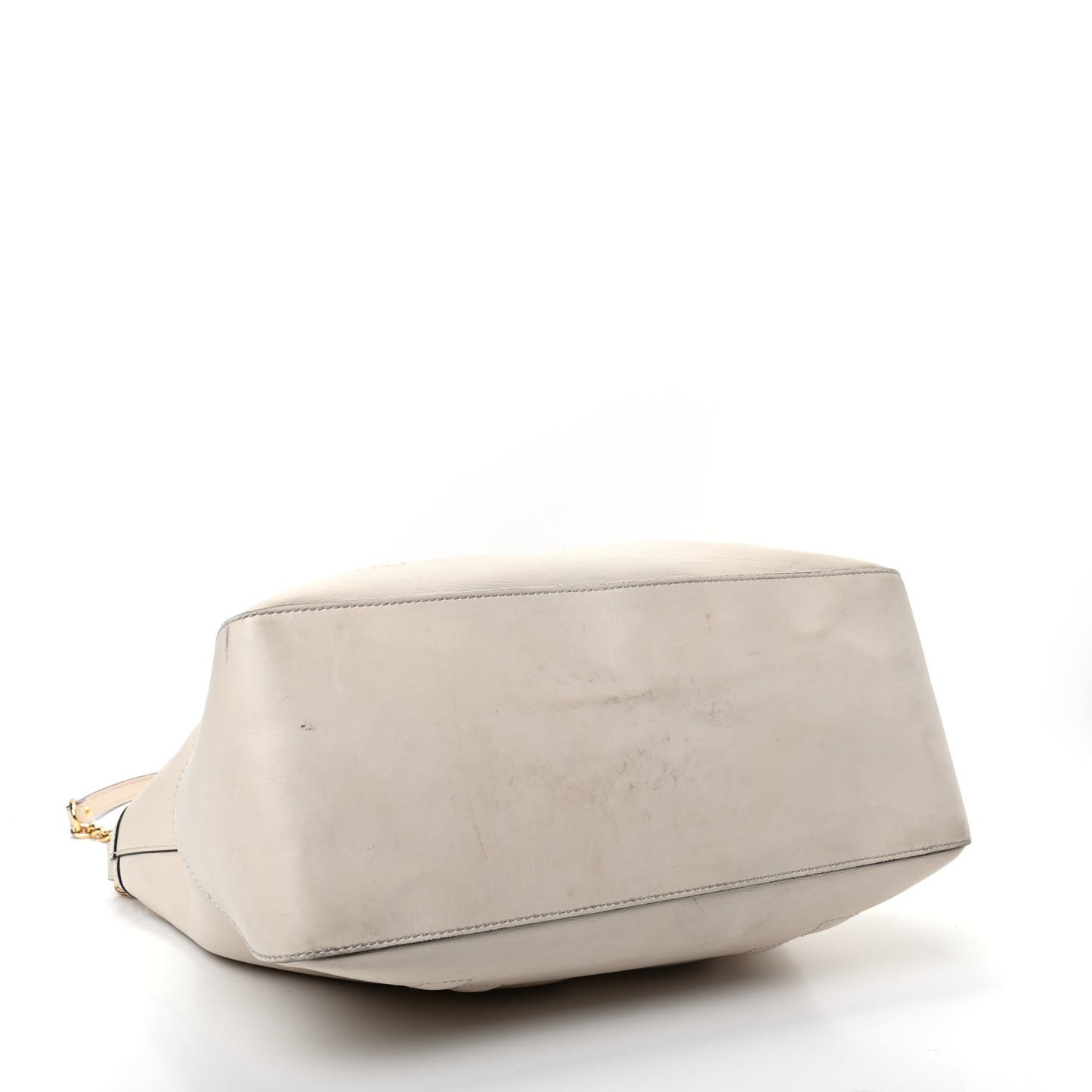 Apollo Calfskin GG Dadini Embroidered Large Hobo Mystic White