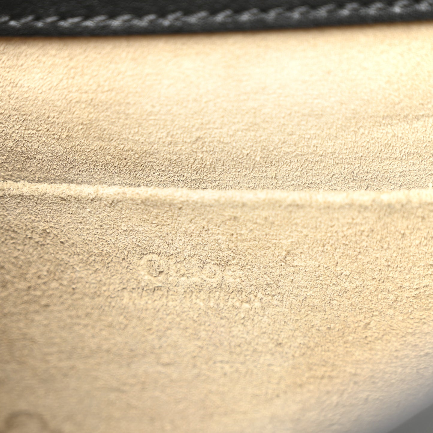 Calfskin Suede Medium Nile Bracelet Bag Black