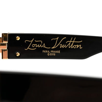 Louis Vuitton Acetate 1.1 Millionaires Sunglasses Z1165E Black 6 of 8