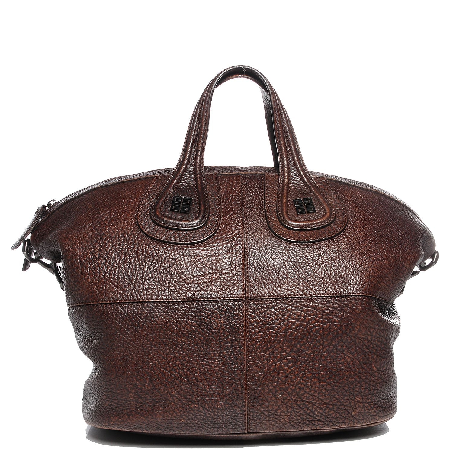 Givenchy Pebbled Calfskin Large Nightingale Brown 1 of 12