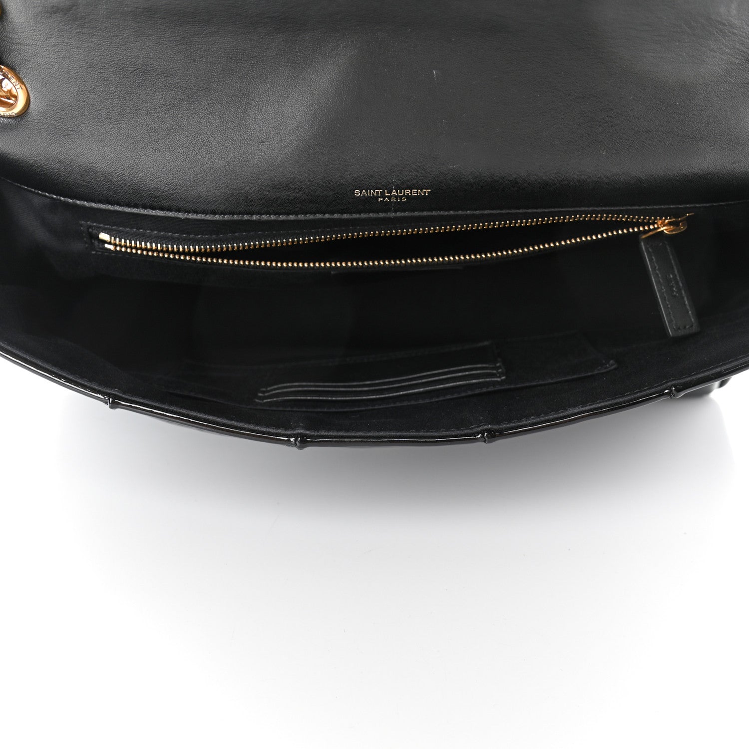 Saint Laurent Patent Patchwork Monogram Large Jamie Black 4 of 5