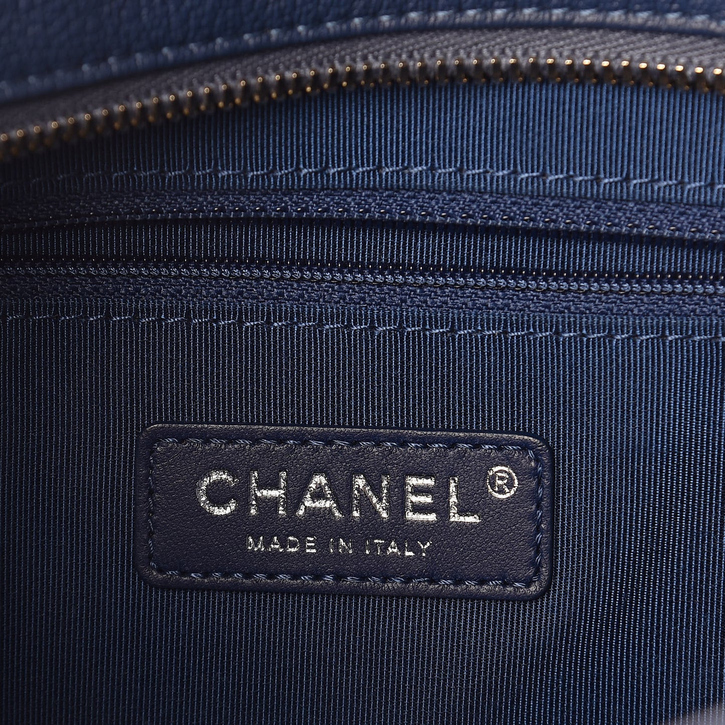 Patent Goatskin Quilted Medium Gabrielle Hobo Blue