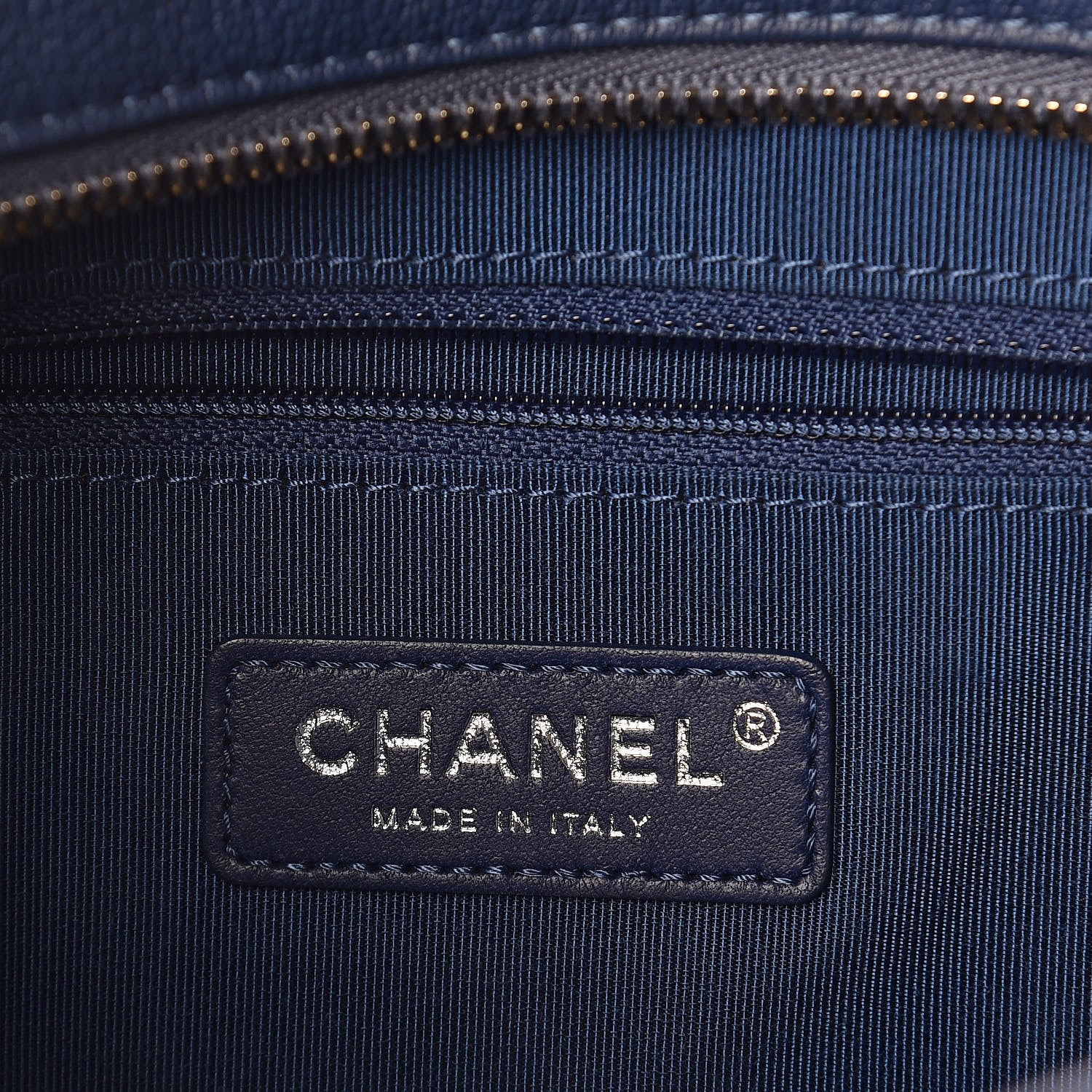 Chanel Patent Goatskin Quilted Medium Gabrielle Hobo Blue 6 of 10