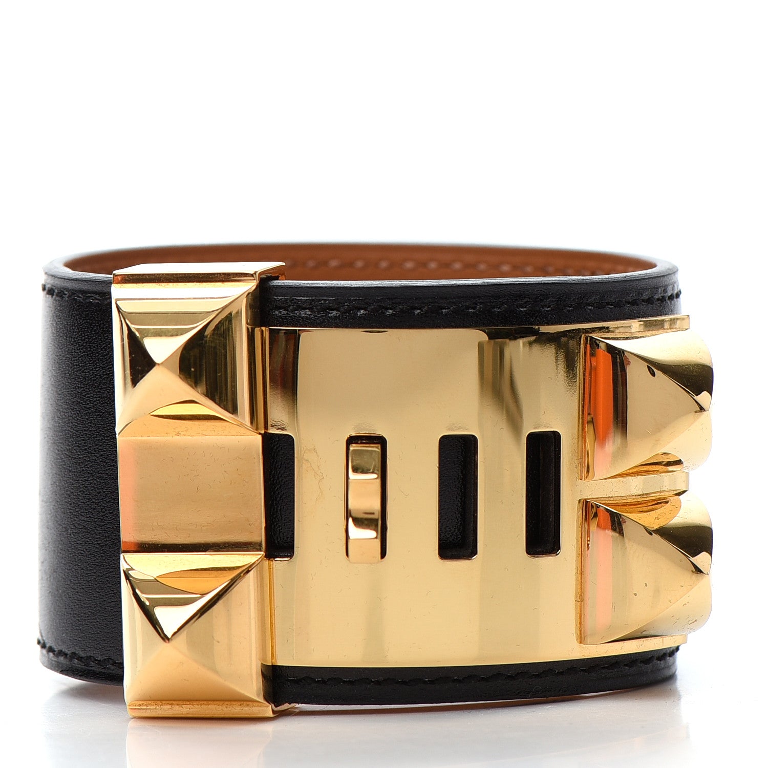 Hermes Box Collier De Chien CDC Bracelet S Black 3 of 6