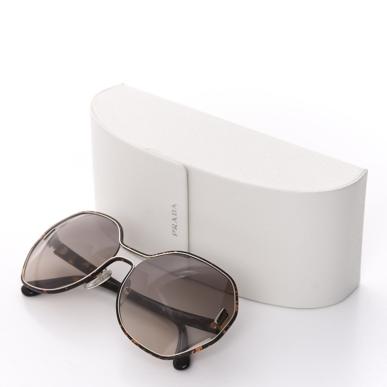 Prada Oversized Retro Sunglasses SPR 53T Tortoise 8 of 8