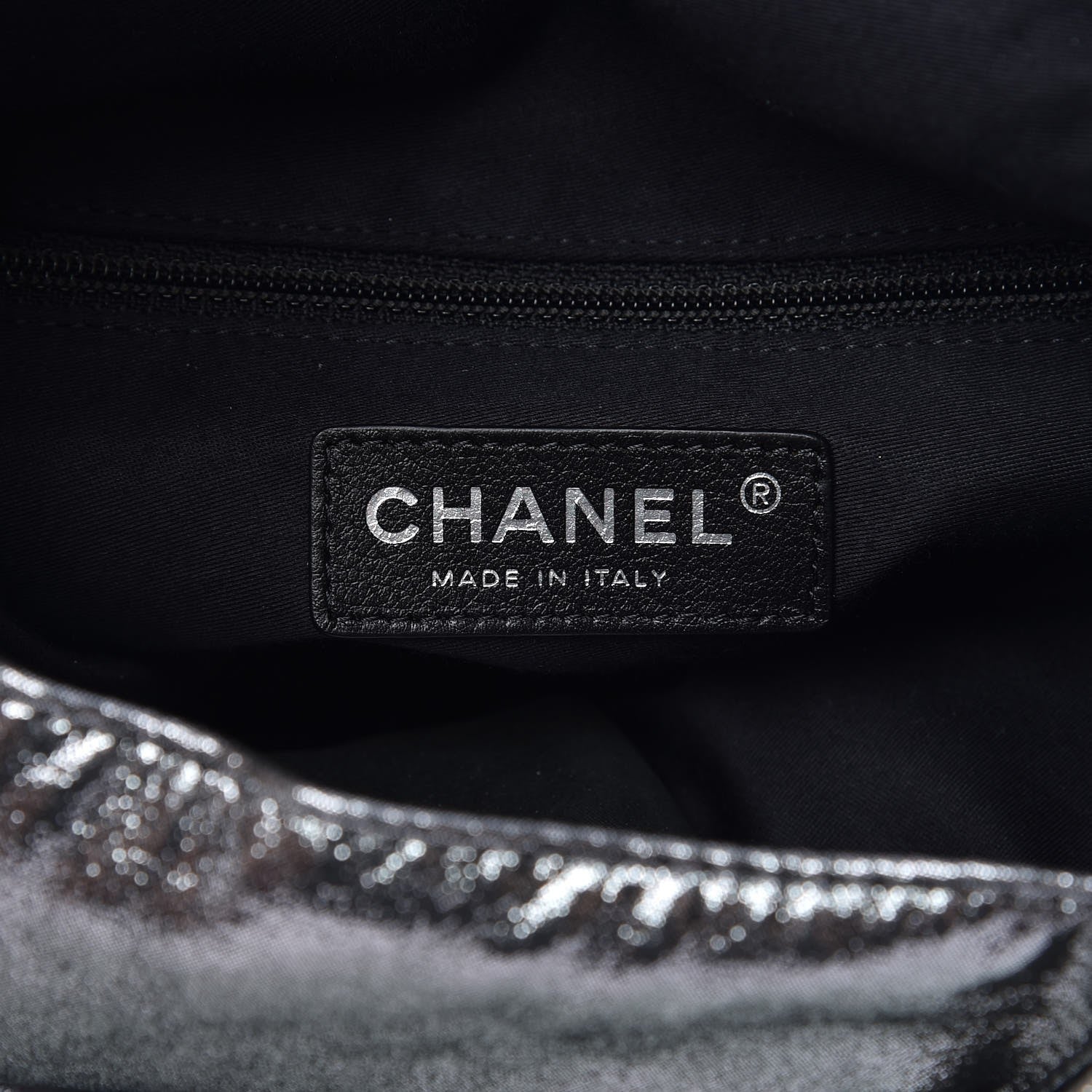 Chanel Iridescent Calfskin Backpack Is Back Silver 6 of 7