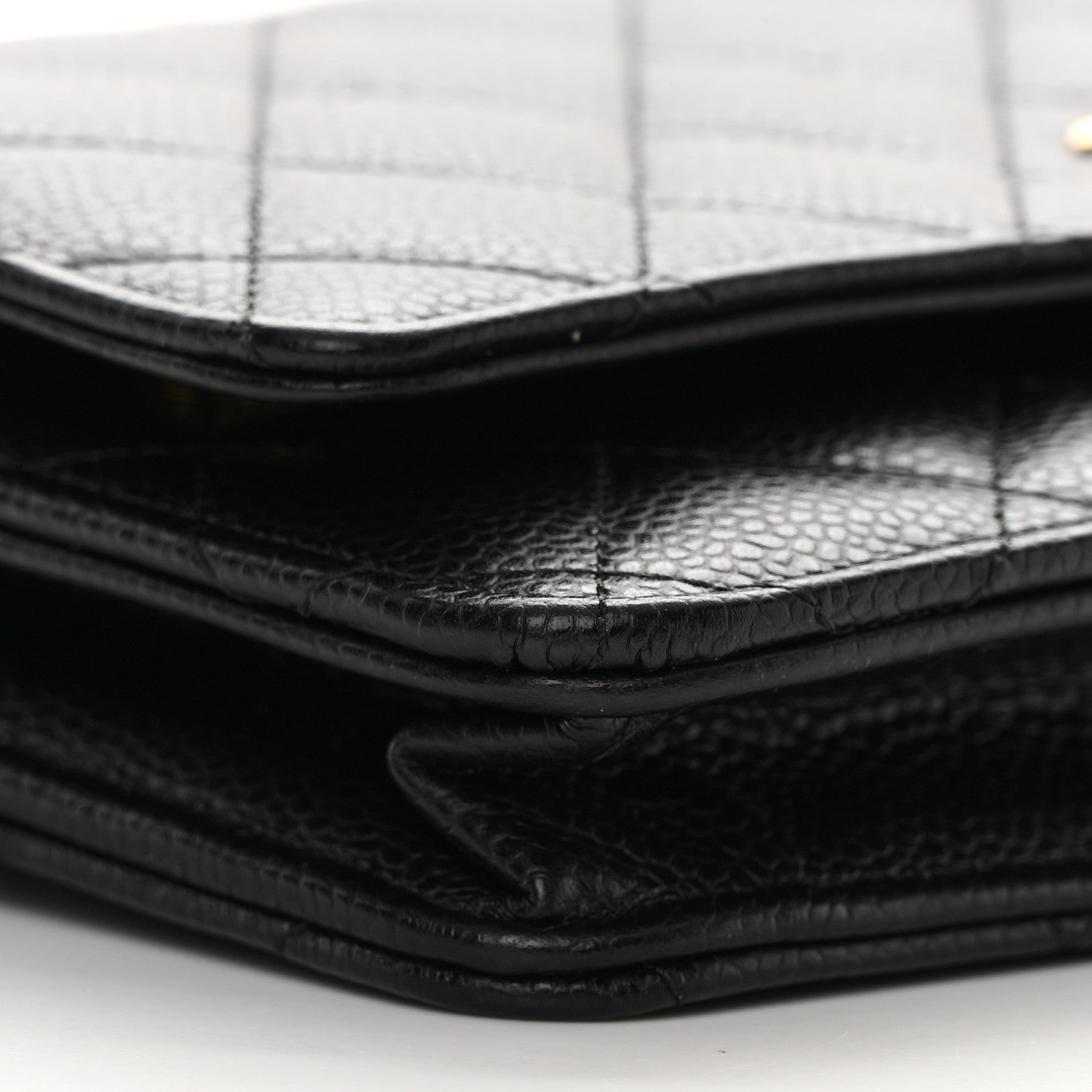 Chanel Caviar Quilted Wallet on Chain WOC Black 10 of 13