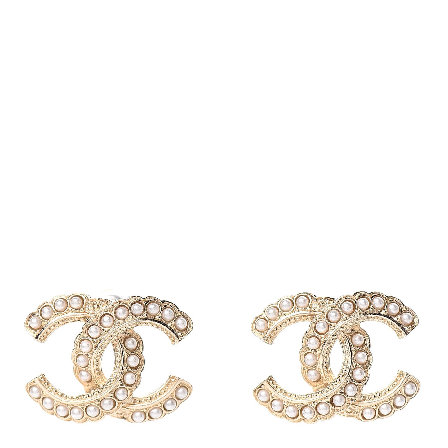 Pearl Queen of France CC Earrings Gold