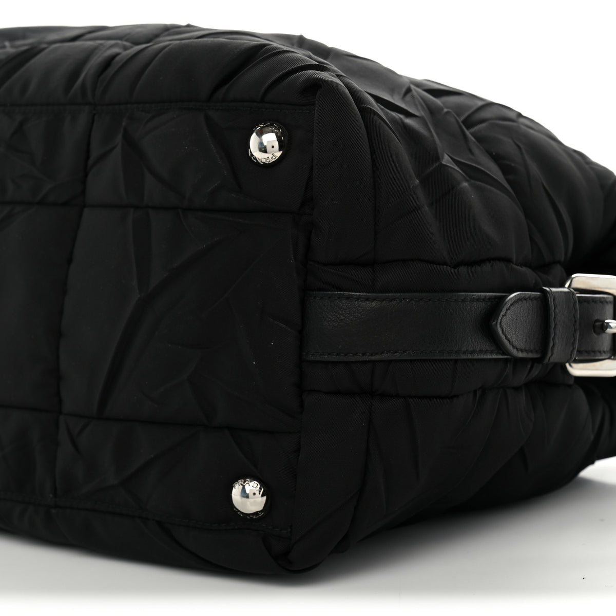 Crispy Nylon Bauletto Black