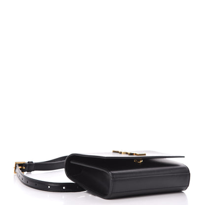 Saint Laurent Smooth Calfskin Monogram Kate Belt Bag Black 4 of 9
