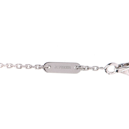 Van Cleef & Arpels 18K White Gold Turquoise Sweet Alhambra Butterfly Bracelet 4 of 6