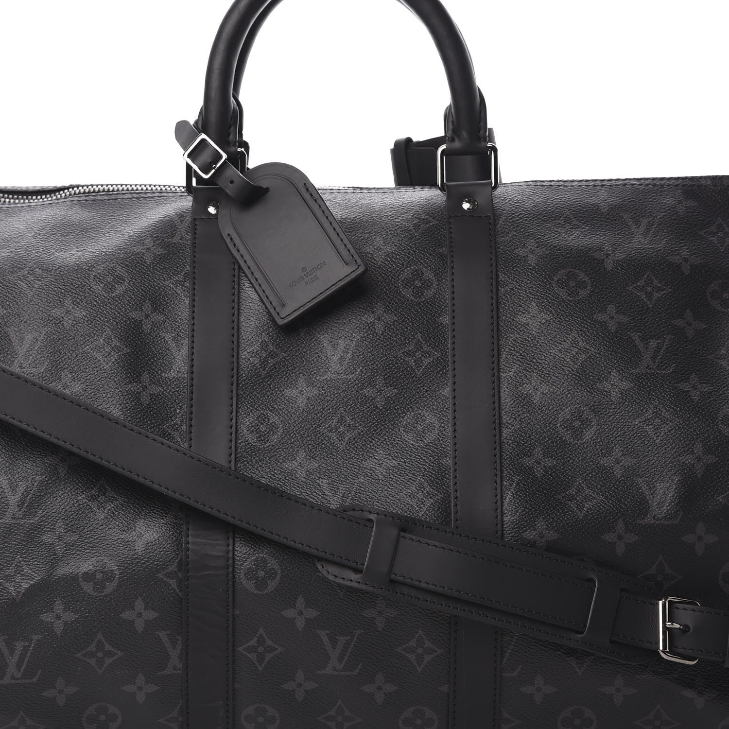 Louis Vuitton Monogram Eclipse Keepall Bandouliere 55 7 of 15