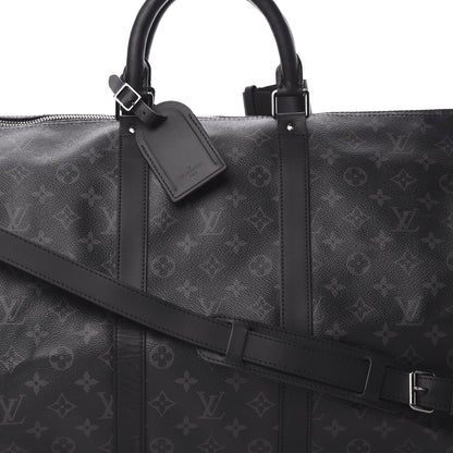 Louis Vuitton Monogram Eclipse Keepall Bandouliere 55 7 of 15