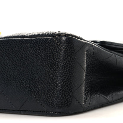 Chanel Caviar Quilted Medium Double Flap Black 10 of 10