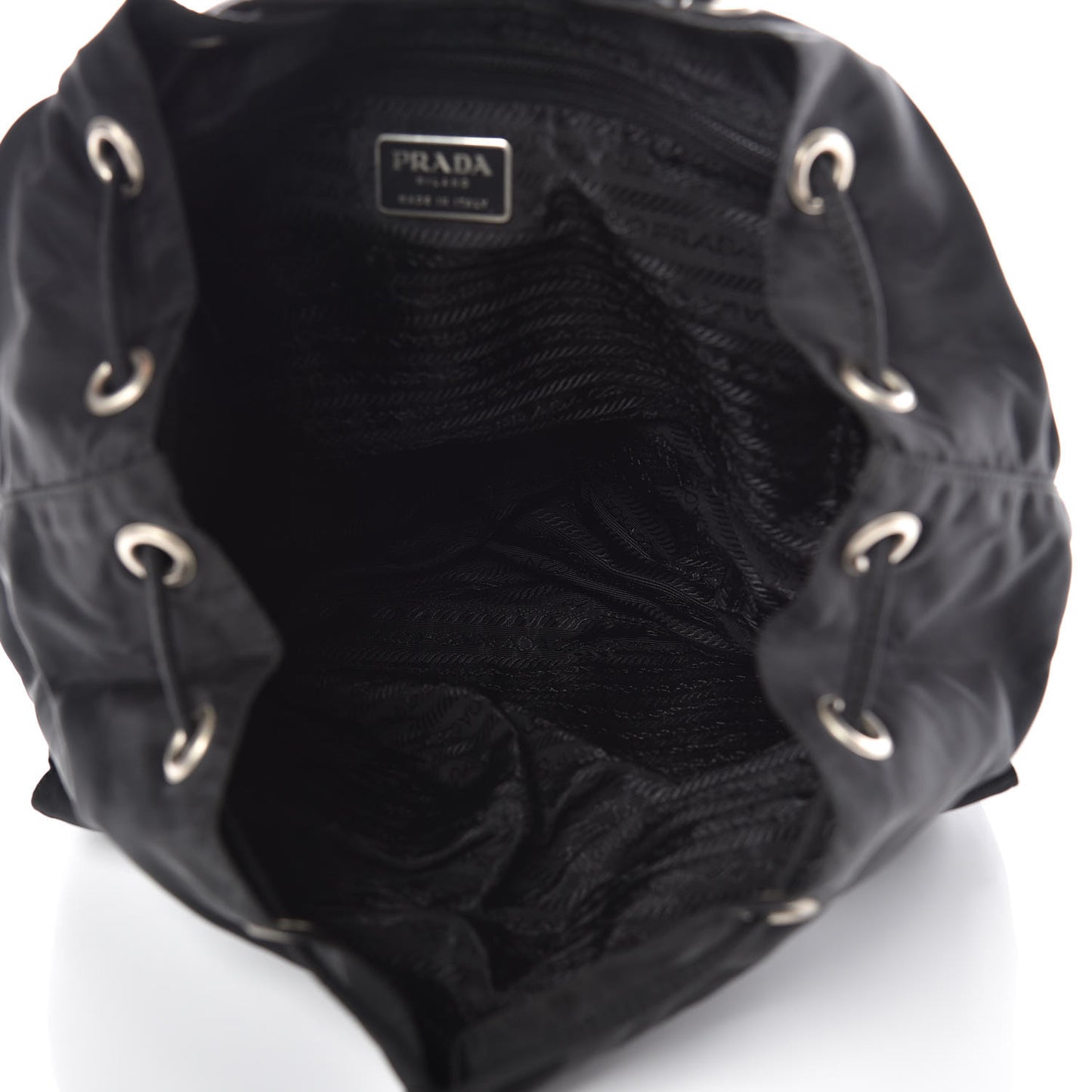 Nylon Vela Medium Backpack Black
