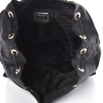 Prada Nylon Vela Medium Backpack Black 5 of 9