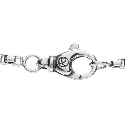 David Yurman Sterling Silver Chevron Cross Pendant Necklace 4 of 4