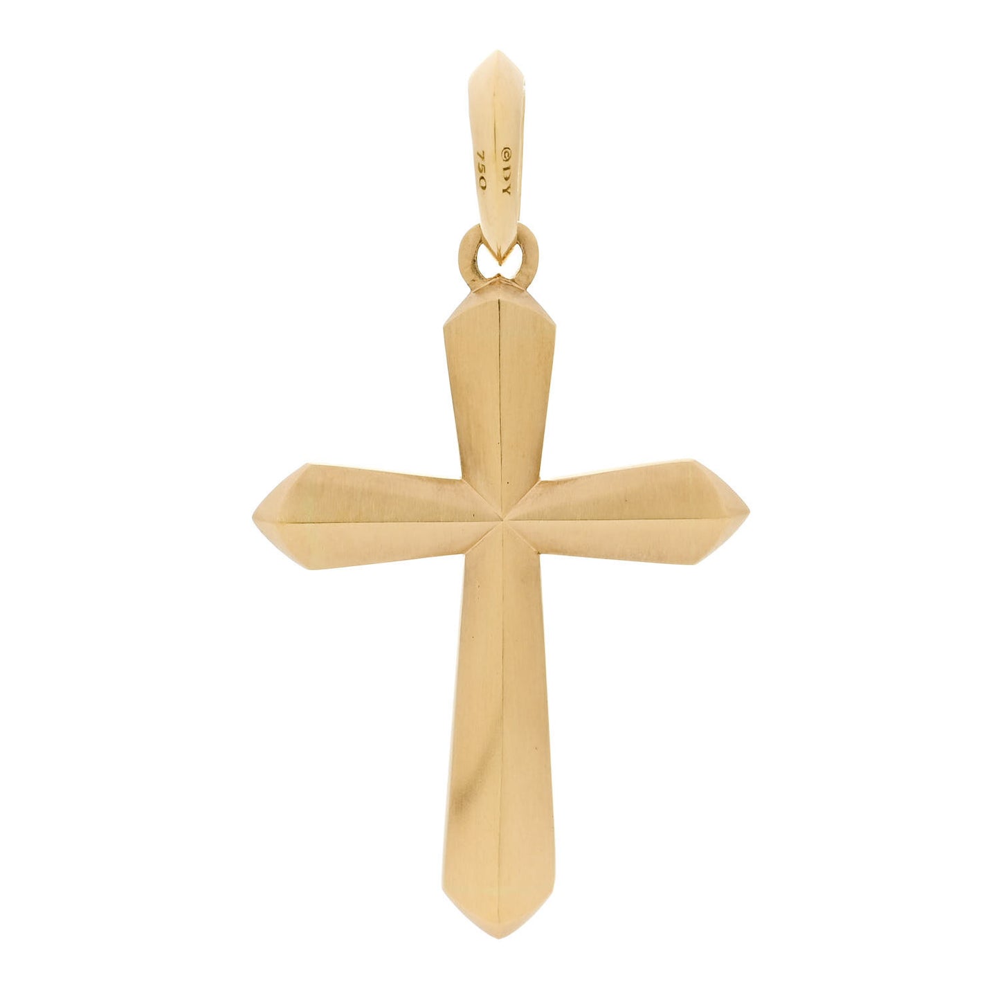 18K Yellow Gold XL Roman Cross Enhancer Pendant