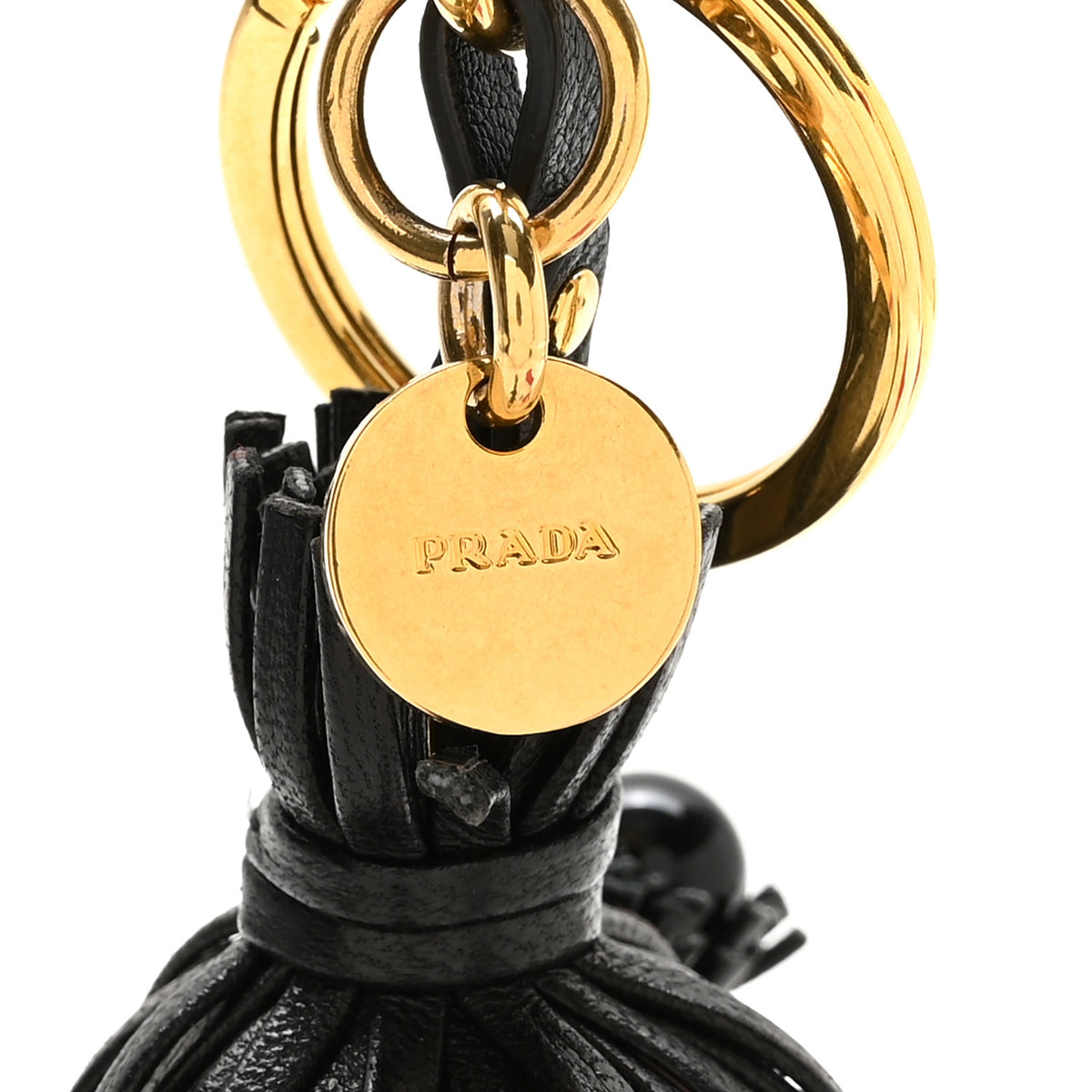 Prada Calfskin Brocade Jasmine Doll Trick Keychain Multicolor 3 of 4